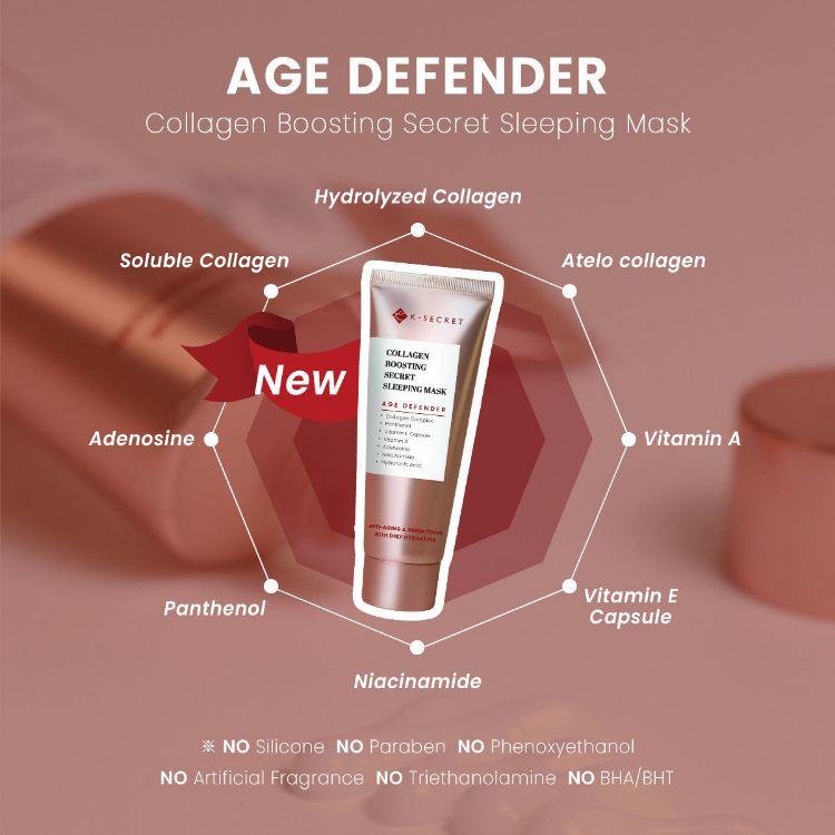 K-SECRET Collagen Boosting Secret Sleeping Mask