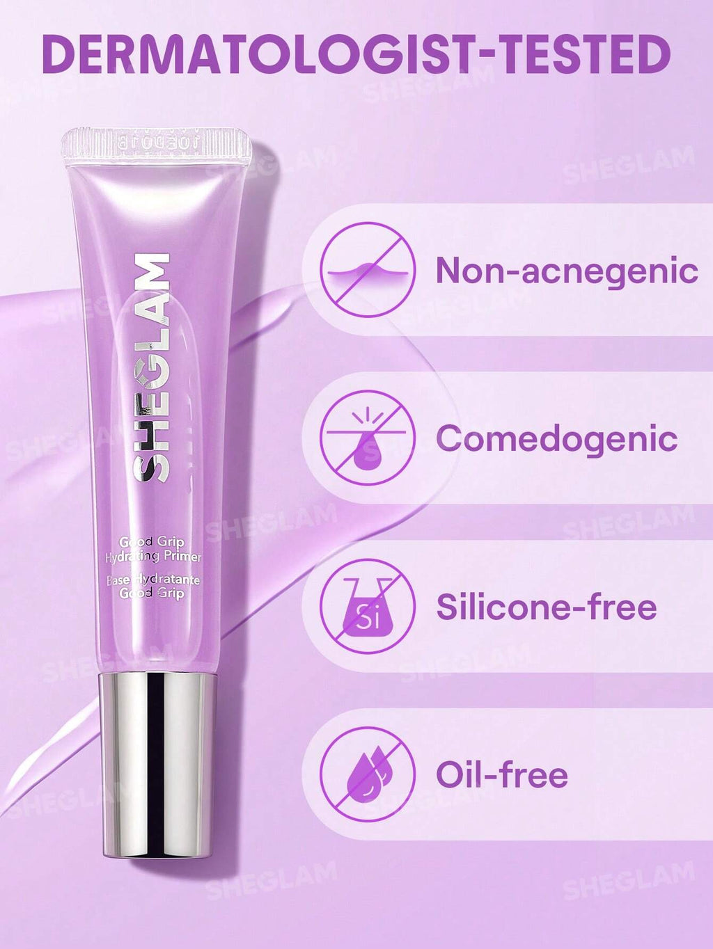 Sheglam Good Grip Hydrating Primer-Travel Size - 15ml Blueberry