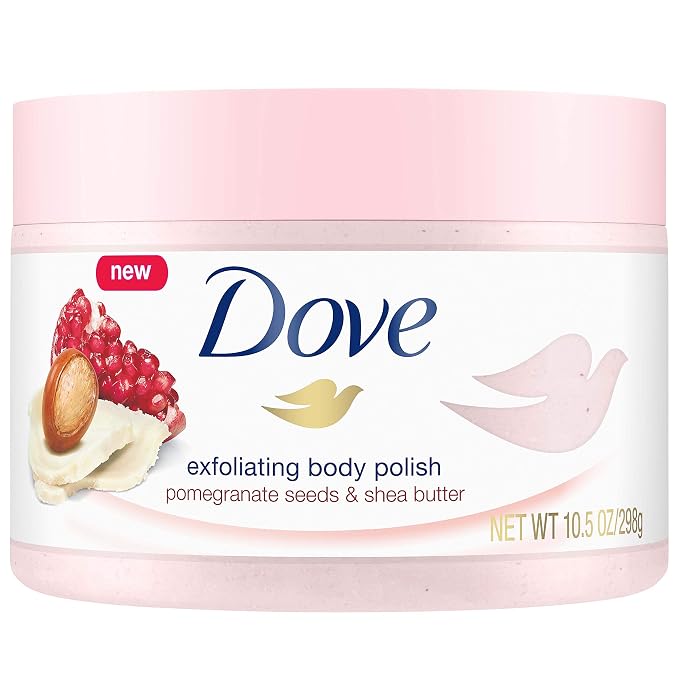 Dove Pomegranate Seeds & Shea Butter Exfoliating Body Polish, 298g ( US Version )