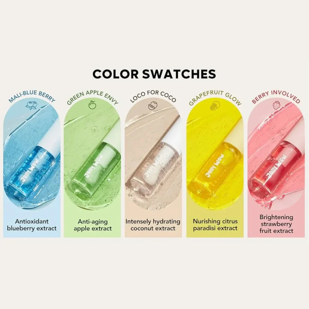 Sheglam Jelly Wow Hydrating Lip Oil Pack of 5