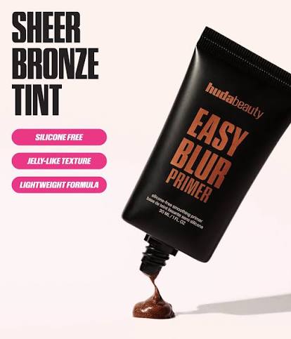Hudabeauty Easy Blur Silicone free tinted primer(2 in 1)