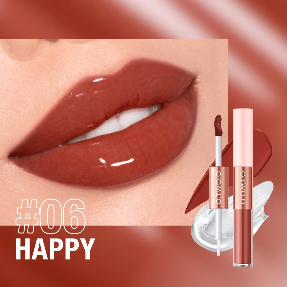 O.TWO.O DOUBLE EFFECT MATTE AND GLOSS LIPSTICK