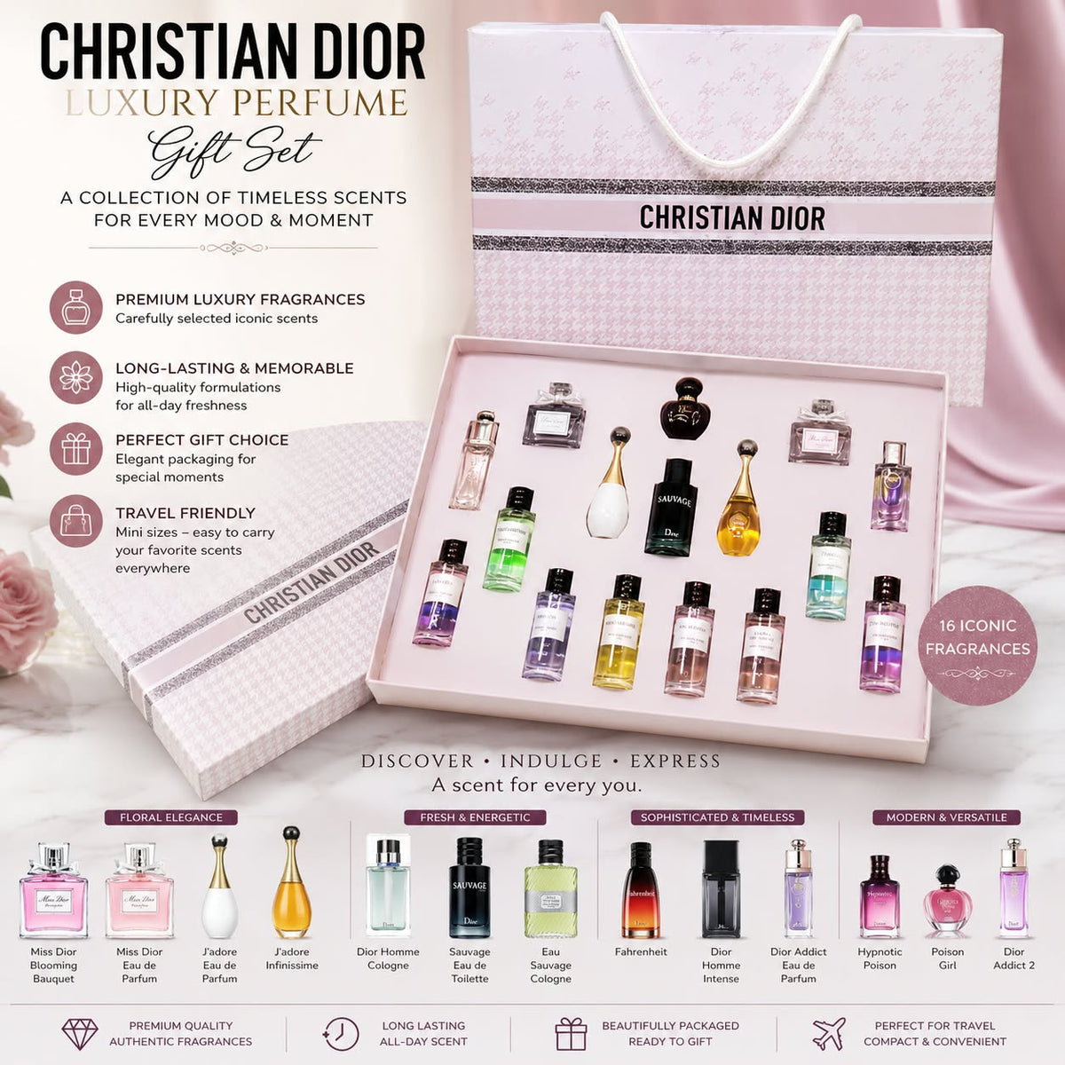 Christian Dior Luxury Perfume Gift Set