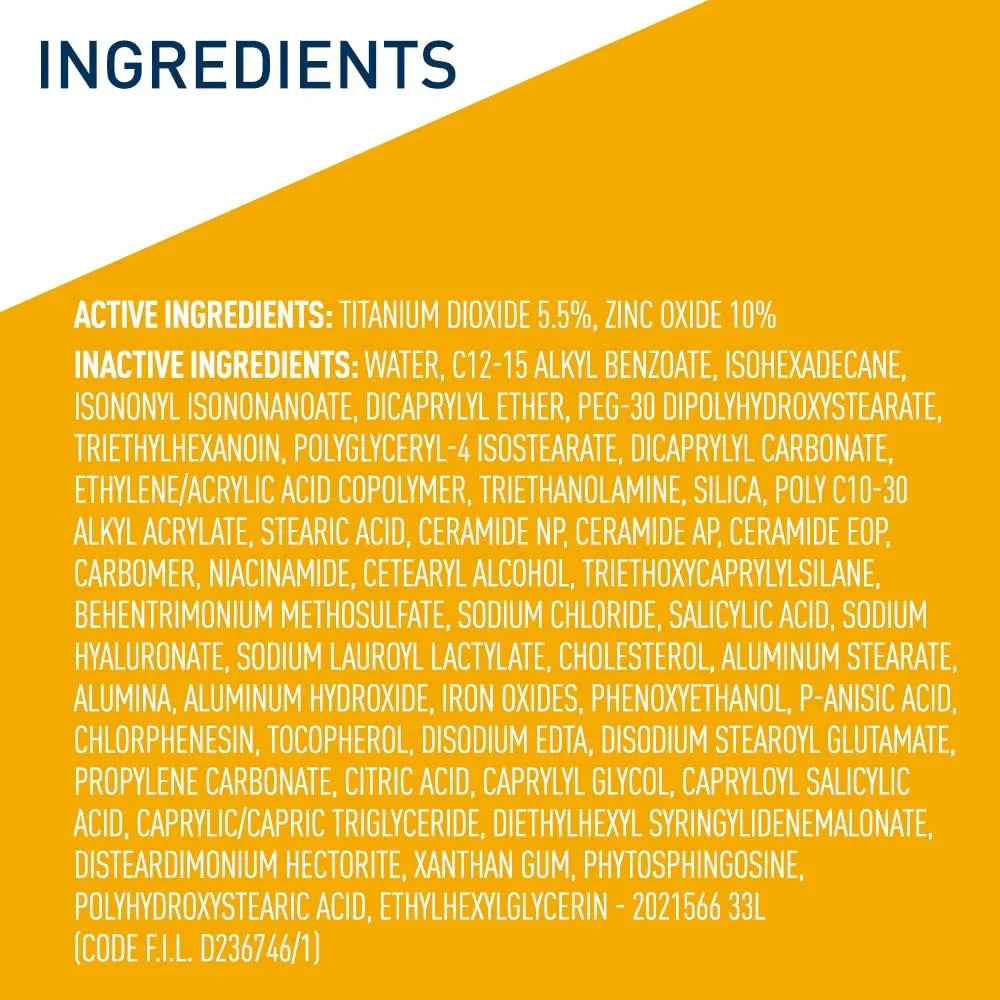 Cerave Hydrating Mineral Ultra sheer Tinted Sunscreen spf 30 50 ML