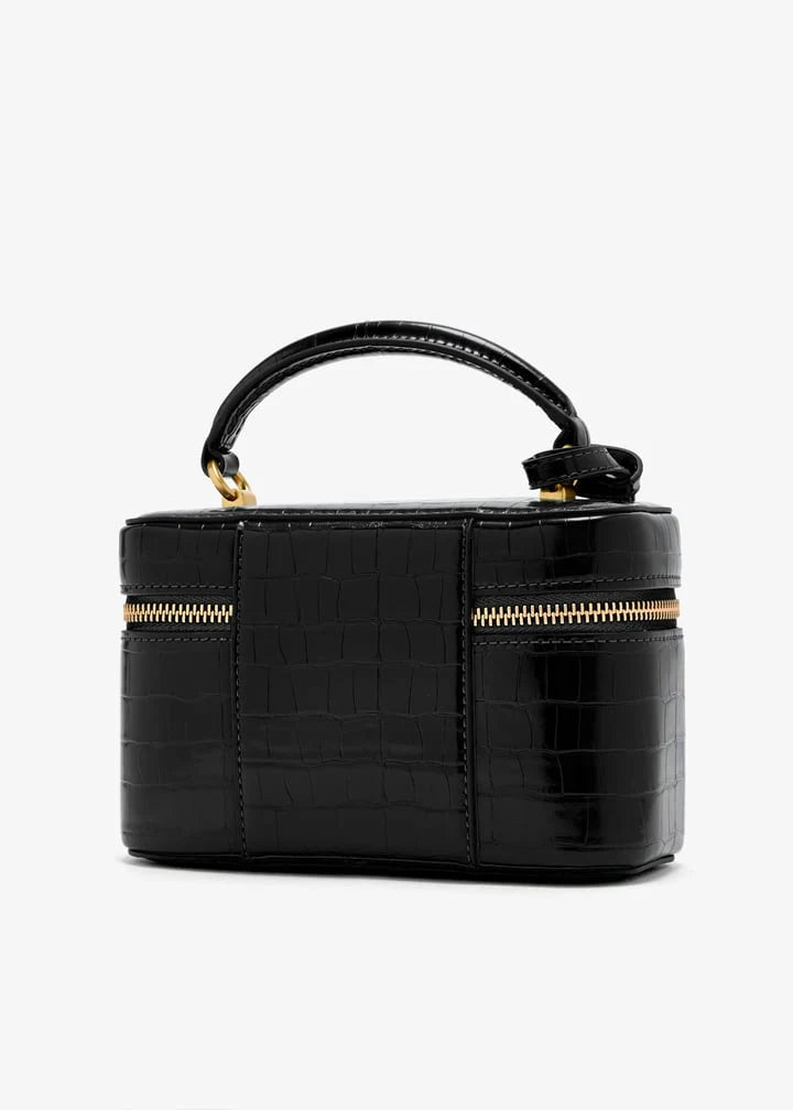 JW PEI Cleo Box Shape top handle bag with box packaging