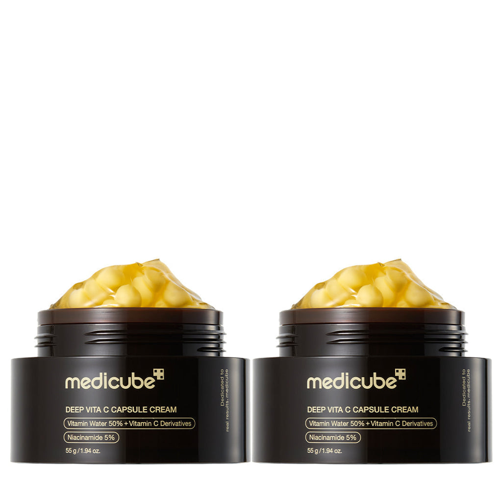 Medicube Deep Vita C Golden Capsule Face Moisturizer Cream ( New Packaging)