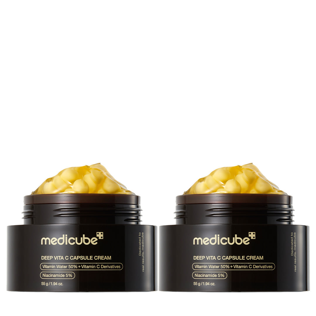 Medicube Deep Vita C Golden Capsule Face Moisturizer Cream ( New Packaging)
