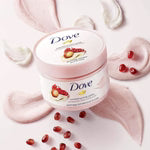 Dove Exfoliating Body Polish Scrub For Silky, Soft Skin Pomegranate & Shea Butter Body Scrub Exfoliates and Provides Lasting Nourishment 298g ( UK Version )