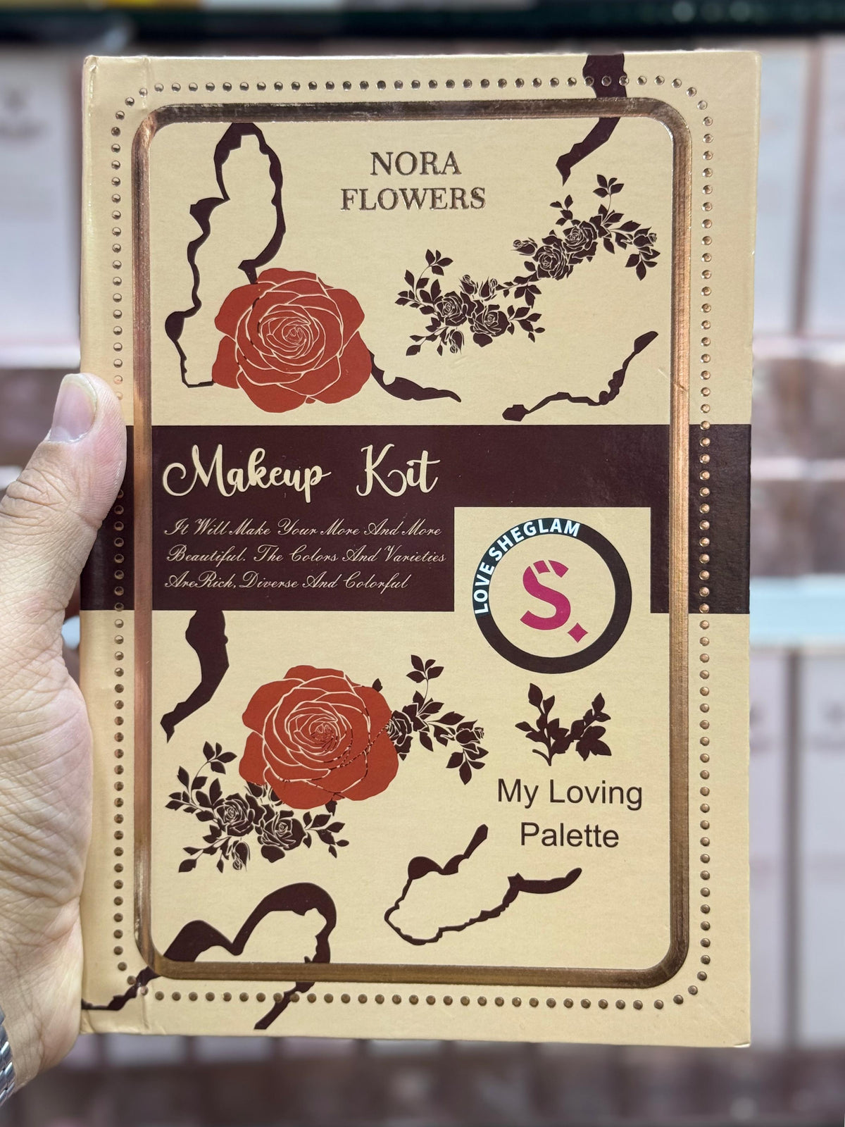 Nora Flowers 6 folding Make-up Kit