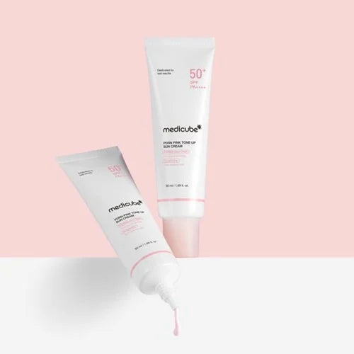 Medicube PDRN Pink Tone Up Sun Cream 50ml Set (+20ml)