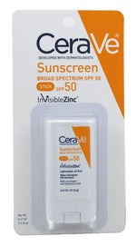 Cerave Invisible Zinc Spf50 Sunscreen Stick