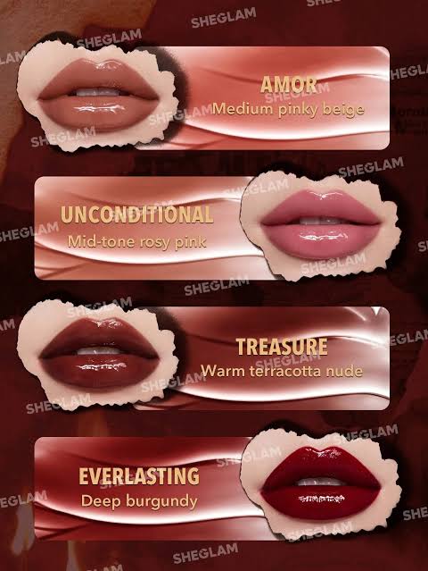 SHEGLAM Ember Rose Immortal Love Nourishing Lip Gloss