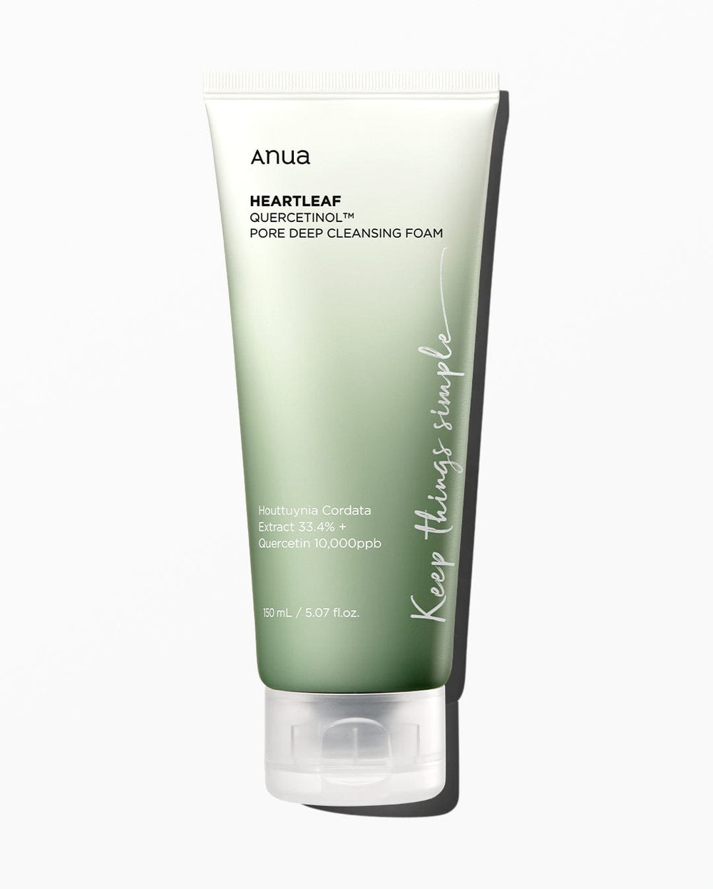 ANUA HEARTLEAF QUERCETINOL PORE DEEP CLEANSING FOAM